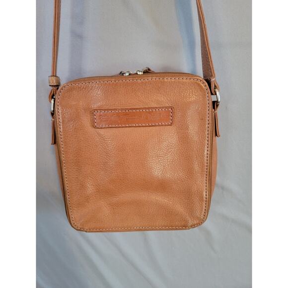 Fossil Brown Leather Crossbody Messenger Bag Purse Pockets Adj Strap - Picture 4 of 14